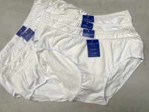 Combo 10 Quần Sịp Lót Nữ Cotton Lụa Cao Cấp Cạp Cao Bigsize 48kg Đến 100kg Mềm Mát Co Giãn Marketonline Ang10
