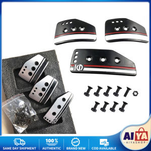 ★Same Day Shipping★ 3pcs Universal Car Pedal Aluminum Alloy Brake Accelerator Pedals Non-Slip Brake Clutch Foot Rest Pad Cover Car Accessories Alloy-Car-Pedal