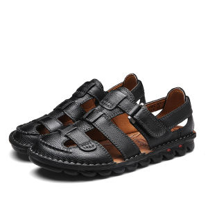 INLIKE British Sandal Hiking Gunung Pria Casual Sendal Santai Cowok Touring Lentur Pantai Olahraga Outdoor Keren 180