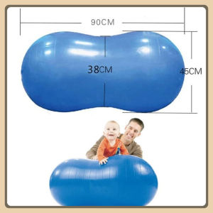 【Quick Shipping】90cm Peanut Yoga Ball Peanut Ball with Pilates Ball Thickened Anti Burst Physio Therapy Exercise Ball for Balance Labor Birthing Home & Gym Fintness Anti-Burst Pilates Yoga Ball Peanut Yoga Fitness Ball 45*90CM Home Exercise Equipments