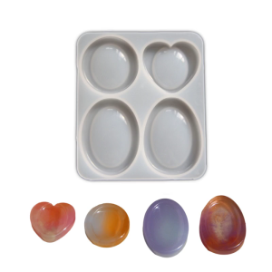 Reusable Silicone Casting Mold For Creating Finish Healing Crystals And Home