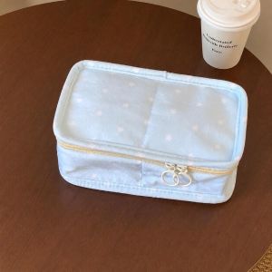 WENYOU Cửa mở rộng Hộp đựng bút chì Dung lượng lớn In hình ngôi sao Túi đựng văn phòng phẩm Di động Túi đựng bút Quà tặng học sinh