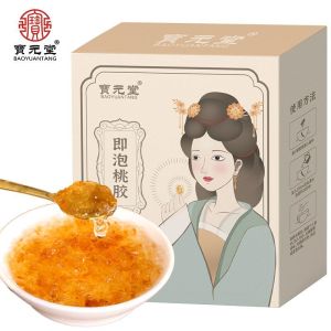 100g Instant Peach Gelatin Instant Snow Birds Nest No-cook beauty Soup 即食桃胶 即泡雪燕 免煮养颜羹 补胶原