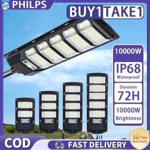 Solar Street Light LED Outdoor Waterproof IP68 Automatic Sensor and Outdoor Remote Control