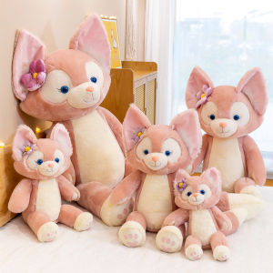 TEQIN new!!Children Small Pink Fox-shape Doll 40cm/55cm/70cm/90cm Birthday Gift Plush Toy For Girls Boys Pp Cotton Filling Soft Plush Doll
