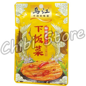 WuJiang Zhacai Sayur Acar Umbi Sawi Pedas Makanan Siap Saji - Wu Jiang Zha Cai Acar Lobak Sayur Asin 60-80g 乌江榨菜丝/海带丝