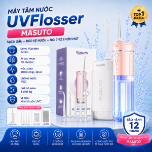 Máy Tăm Nước Cầm Tay UVFlosser Masuto – Sạc Pin Khử Khuẩn UV Làm Sạch Răng Miệng