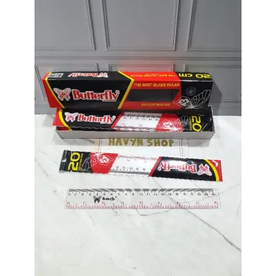 penggaris/garisan/ruler/30cm/20cm/BUTTERFLY