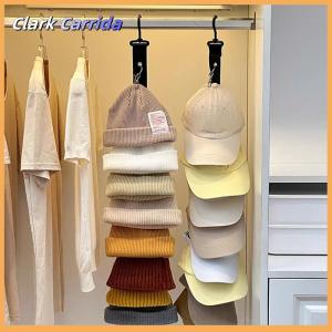 [Clark Carrida] Mũ bóng chày lưu trữ Organizer với tám Clip treo tường cap chủ Closet lưu trữ Organizer cap Hanger
