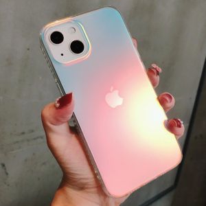 Luxury Matte Laser Aurora Phone Case iPhone 13 Pro Max Mini Hybrid Armor Shockproof Cover iPhone 11 12 Pro Max X XS