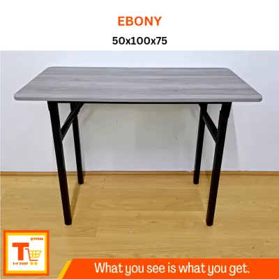 FOLDABLE TABLE - DINING TABLE / OFFICE TABLE / STUDY TABLE (EBONY)