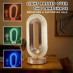 LED Table Lamp Bedroom Lamp USB Rechargeable Bedroom Table Lamp Study Lamp Night Light 3 Colors Touch Dimming Night Light Bedside Desktop Lamp