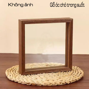 Quà tặng người thân bạn bè người yêu. Khung trưng bày ảnh trong suốt dùng trưng bày ảnh khắc Laser lên lá. Kèm khắc và không khắc.