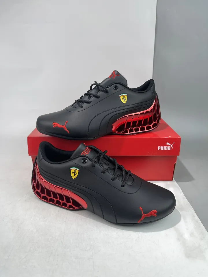 Ferrari x Puma SUPER GT Roma M Motorsport Low-top leather casual retro  sports men's racing shoes | Lazada PH