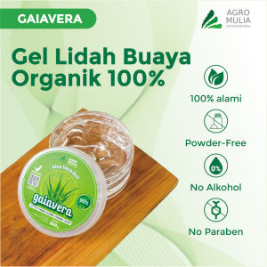 gaiavera Gel Lidah Buaya / Aloe Vera Gel BPOM 100% Organik 200g