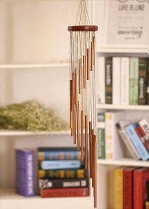 Chuông gió phong thủy 18 thanh nhôm Mã gold18