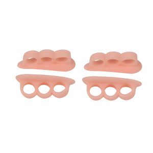 2 Pair Gel Hammer Toe Straightener Corrector Hammer Toe Support Crest for Crooked Claw Joint Realign Toe Separator 3 Loop Design