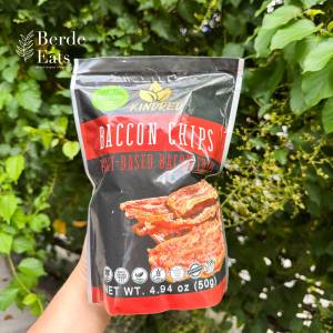 Vegan Bacon Chips (50g) by Vegetari Kindred Healthy Bites | Cholesterol-Free Trans Fat-Free