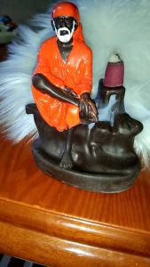 INDIAN GOD WATERFALLL BACKFLOW INCENSE CONE BURNER