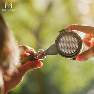 NUVNA 58mm Portafilter Basket Wing-Shadow Coffee Filter - Fits 18 Gram Coffee For 58mm Espresso machines - 304 Stainless Steel