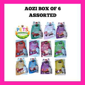 Aozi Cat Pouch 85g Box of 6 assorted