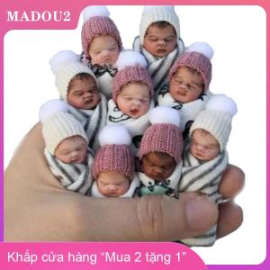 [COD] MADOU2 Đồ trang trí PVC mô phỏng cho trẻ sơ sinh đồ chơi tay cầm búp bê ngón tay quần áo thật ngẫu nhiên