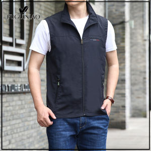 Fuguiniao Spring and autumn new vest male soil outdoor leisure young and middle-aged photography fishing vest vest vest jacket 2021