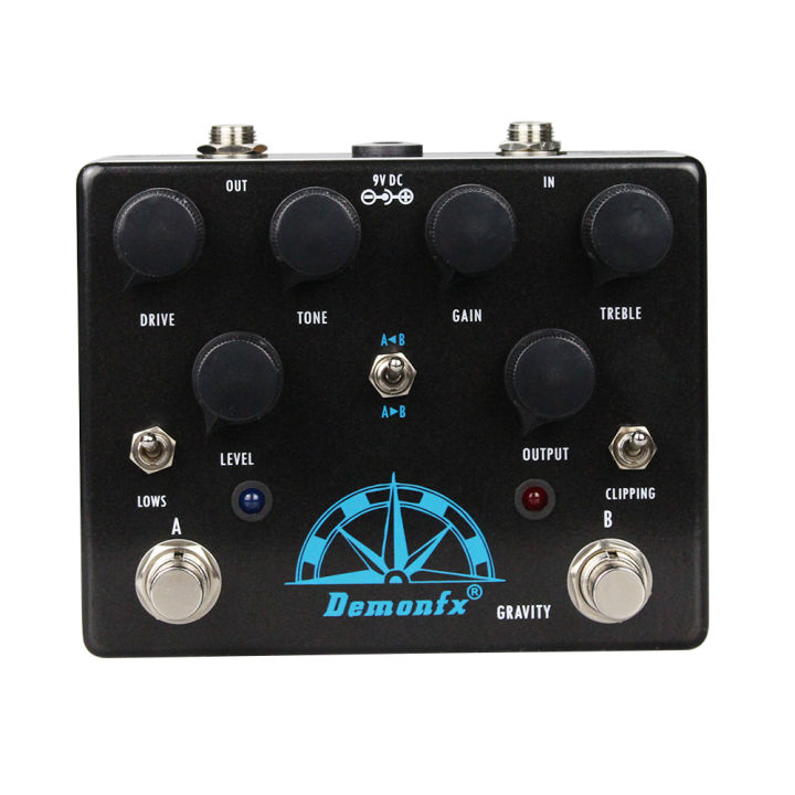 Demonfx NEW Gravity Guitar Effect Pedal Combined TS10 and KLON CENTAUR In One Pedal Add Order Toggle