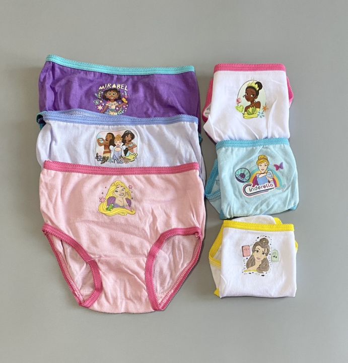 6/12PCS Baby Soft Cotton Panties Little Girls' Briefs Toddler kids