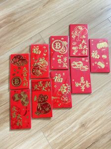 Combo 18 bao lì xì tết 3D ép nhũ kim cao cấp đủ mẫu BTC - có sẵn tại HCM