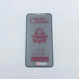 Tempered Glass Matte Ceramik spy iphone 6 7 8 + x xs xs max 11 11 pro