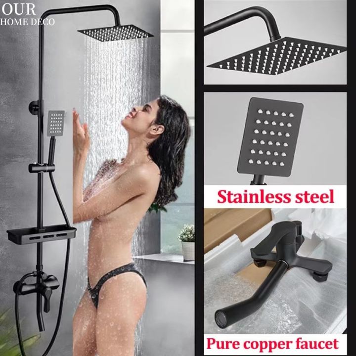 Tqtq Sus304 Shower Set Shower Faucet Bath Single Source Pressurized