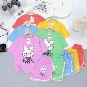 [HOTI] BỘ CỘC TAY THỎ CON CHẤT COTTON MỀM MÁT SIÊU ĐÁNG YÊU CHO BÉ 8-24KG. VIDEO THẬT BIBO BABY SHOP