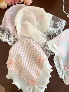 Ren Bowknot headscarf Headband thanh lịch Khăn Trùm Tóc bandannas Mũ sắt du lịch hairband phụ nữ ảnh headwrap Head bao gồm