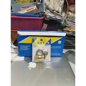 [12 pcs]  GRT Gembok Balok Kuning Per 40 50 60mm  Pintu Pagar Model Viro rj