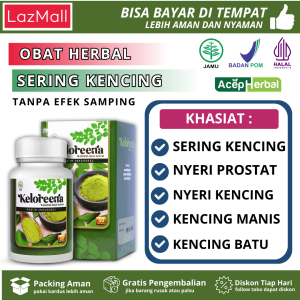 Obat Sering Kencing Pria Wanita Obat Kencing Tidak Lancar Sering Kencing Tengah Malam Infeksi Saluran Kencing Obat herbal Kencing Terus Obat Anyang Anyangan Pria wanita dengan Keloreena kapsul Herbal