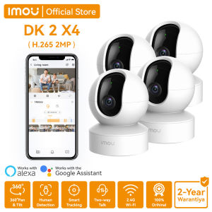 IMOU DK2 ×4PCS  Indoor Security Camera CCTV Camera IP Secruity Camera Baby / Pet Monitor | Night Vision | 2-Way Audio