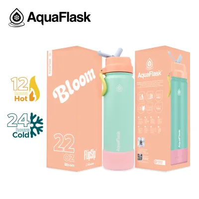 AquaFlask Colorwave Flip Sip Lid Insulated Bottle (14oz/18oz/22oz/40oz)