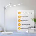 Desk Lamps for Home Office with Dual-Head LED Desk Lamp, USB Charging Port, Eye-Caring Architect Task Lamp, and 5-Level Dimming, Office Desk Accessories with Timing and 180 °   Adjustable (Black). 