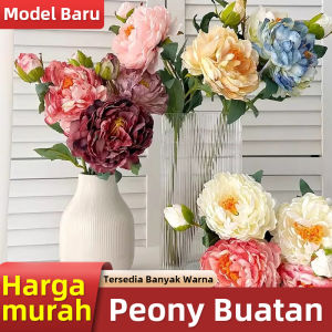 48CM Bunga peony buatan murah baru
