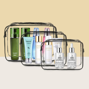 Perfect Life PVC Cosmetic Bag Transparent Storage Bag Toiletry Bag Travel Storage Bag
