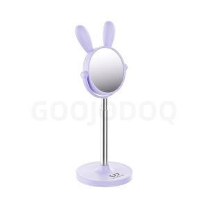 Giá Đỡ Điện Thoại GOOJODOQ 2 trong 1 Có Gương Hình Thỏ - Chân Đế Chắc Chắn Gương HD Không Méo Xoay 360° Để & Lấy Máy 1 Giây