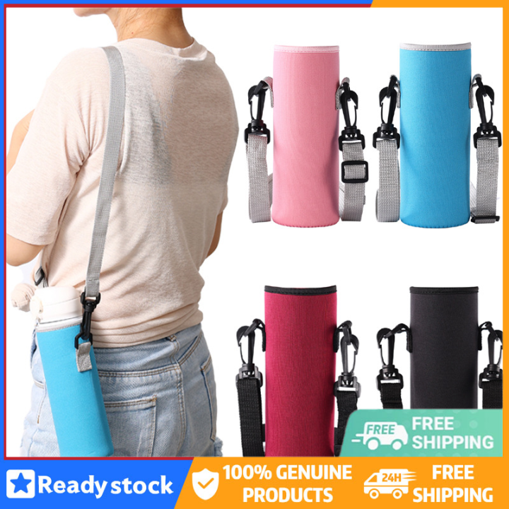 Ready Stock 1PC Tumbler Bag Water Bottle Cover Bag With Strap