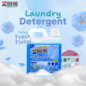 Deterjen Cair Xtreme  1LITER Ampuh Angkat Noda & Wangi Tahan Lama