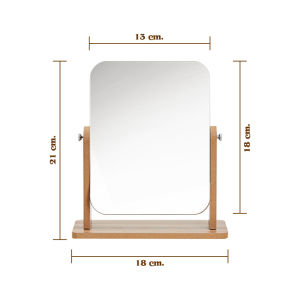 gươnggương decor phònggương để bàn gương tối giảngương trang điểm xoay/gập 3 kích cỡ phong cách Hàn Quốc có thể điều chỉnh di động.