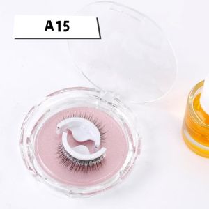 3D Natural False Eyelashes No Need Glue Reusable Self Adhesive 3 Second Easy To Apply