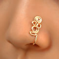 Simplicity Punk Snake Nose Piercing Helix Piercing Nostril Earring Nose Ring Fake Earrings Ear Cuff Clip Fake Piercing Jewelry. 