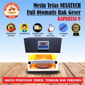 Mesin Tetas Telur Semi Otomatis Kapasitas 9 Telur