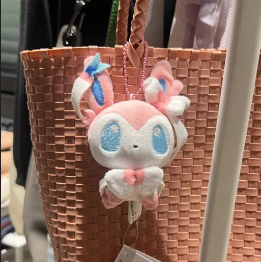 Genuine Pokemon Eevee Sylveon Plush Toy Soft And Sticky Doll