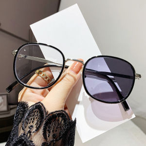 JN IMPRESSION Thời Trang Chống Đèn xanh dương đổi màu Kính gọng bầu dục xu hướng hoàn thành mắt kính cận